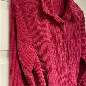 Wild fable, XS, bright pink corduroy, romper